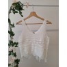 Top crochet sfrangiato per uno stile unico ed un tocco boho-chic