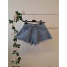 Shorts jeans con pietre